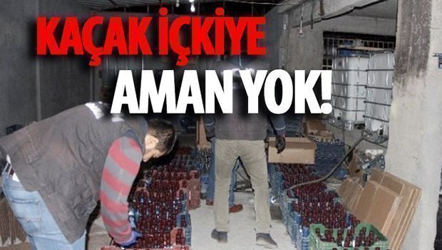 Adana’da sahte içki operasyonu: 4 gözaltı…
