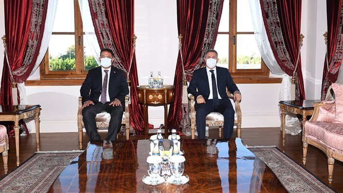 KKTC Başbakanı Saner’den Vali Elban’a ziyaret