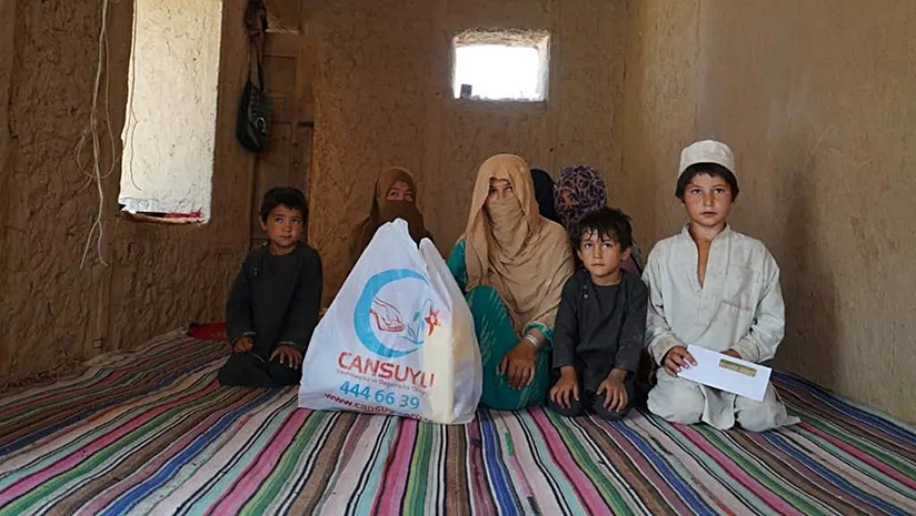 Cansuyu Afganistanlı muhtaçlara yardım elini uzattı