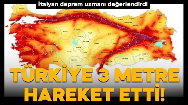 Deprem Türkiye’yi 3 Metre Yerinden Oynattı…