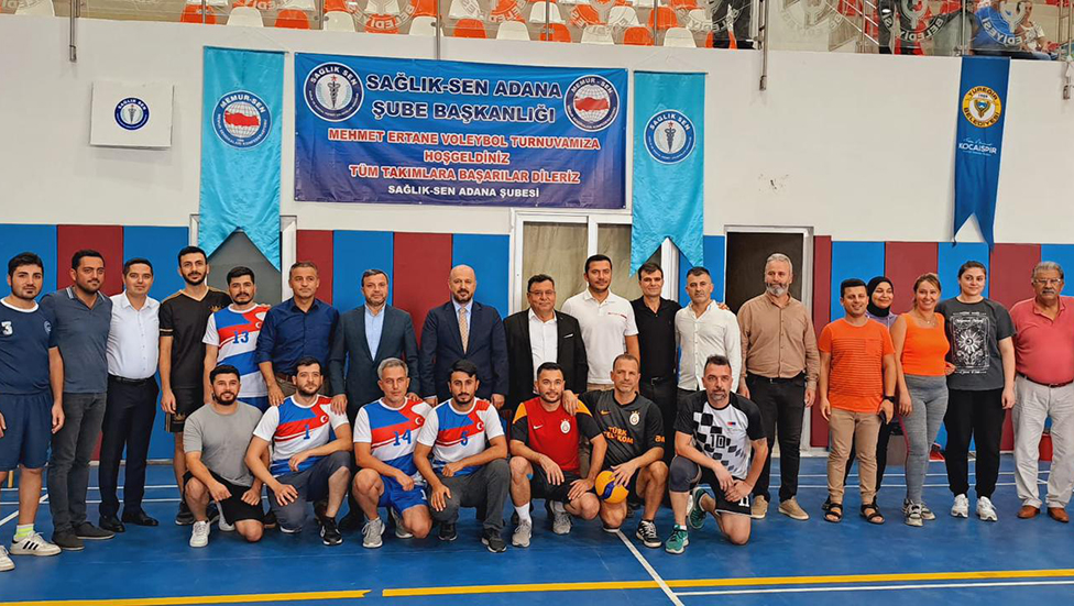 Sağlık-Sen Dr. Mehmet Ertane Voleybol Turnuvası start aldı
