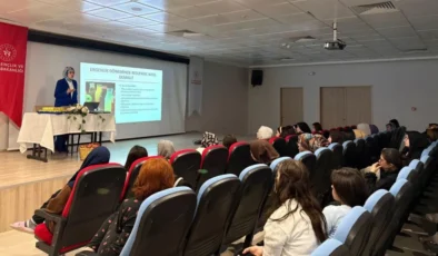 Kağızmanlı Hıfzı Yurdu’nda “Sağlıklı ve Dengeli Beslenme” konferansı