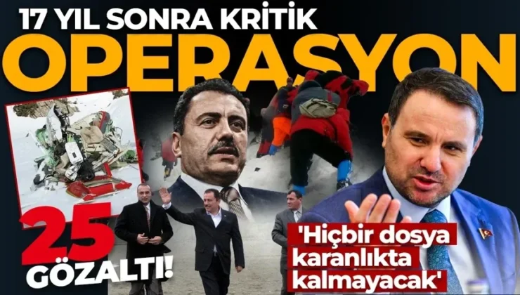 Muhsin Yazıcıoğlu soruşturması Adana’ya sıçradı: Çok sayıda göz altı var!