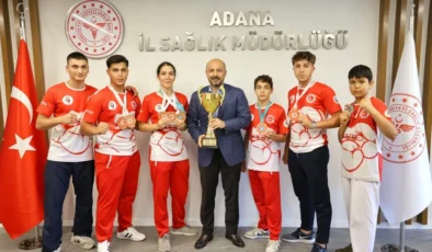Nacar, Öz Hilal Kulübünün şampiyonlarını ağırladı