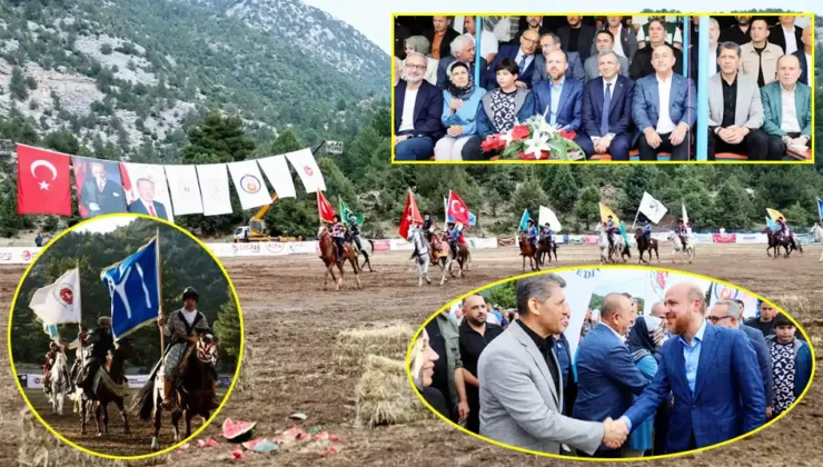 Bilal Erdoğan'ın katılımıyla İbradı'da Etnospor rüzgarı