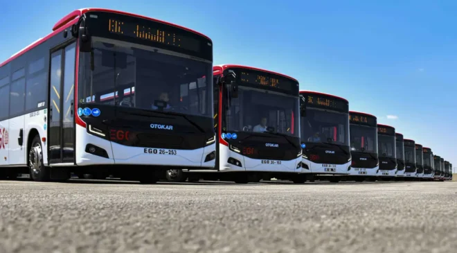 EGO otobüs filosu güçlenmeye devam ediyor