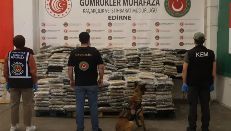 Kapıkule’de büyük uyuşturucu operasyonu
