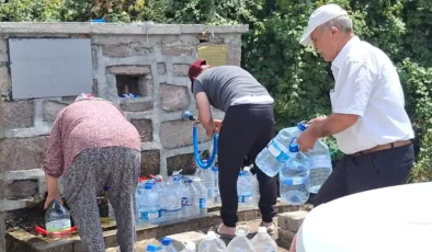 Beypazarı’nda vatandaşlar içme suyunu doğal kaynaklardan karşılıyor